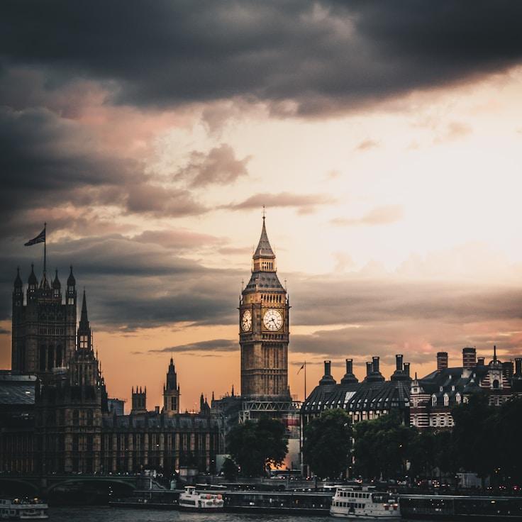 City skyline in Rome, Italy